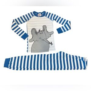 Hanna Andersson Dr. Seuss Horton Hears A Who Pajama Set, 140/US10